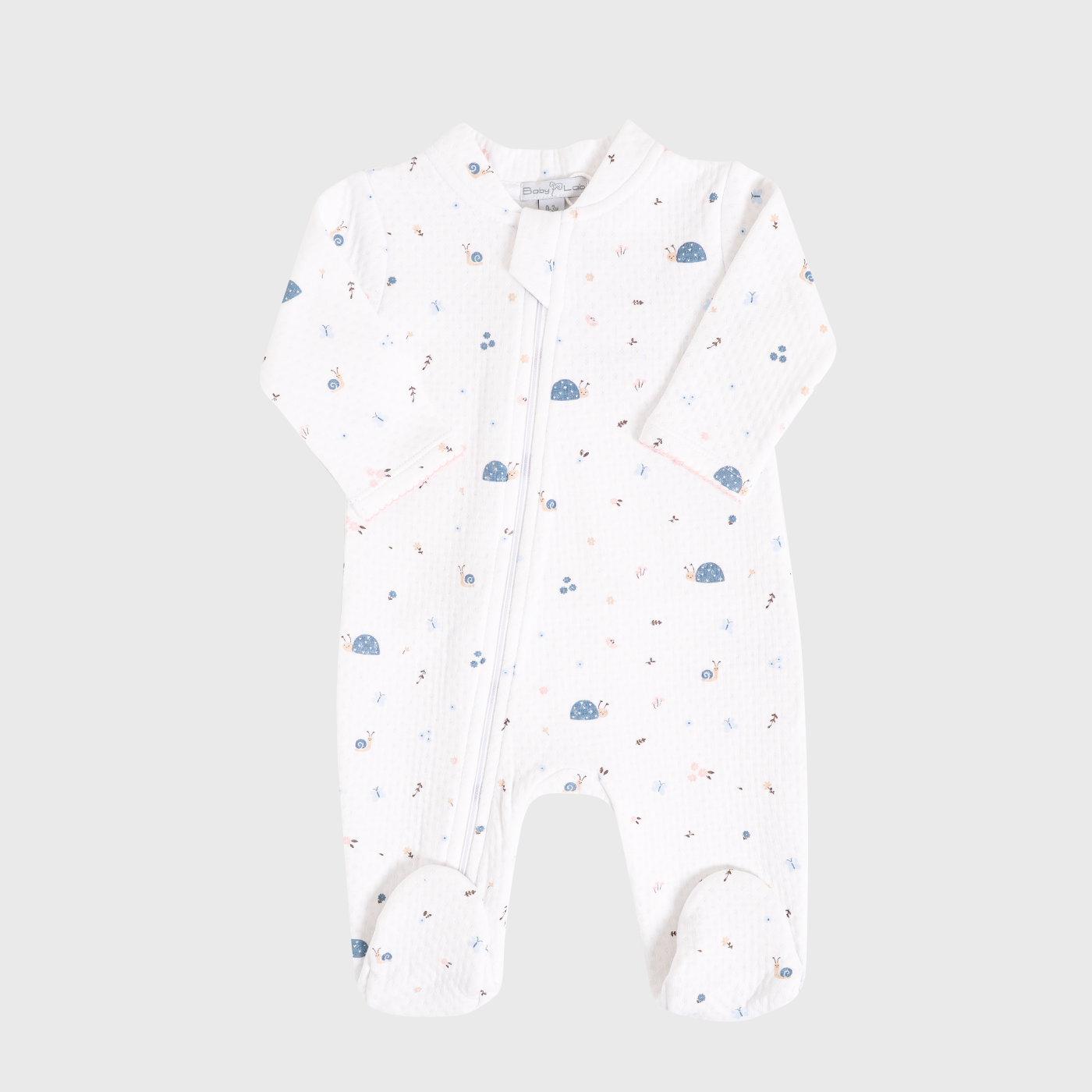 Enterizo Jacquard Dots In Love Zipper