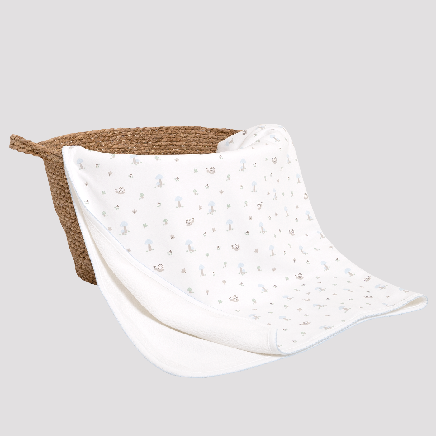 Manta Invernal Mush Mush Celeste